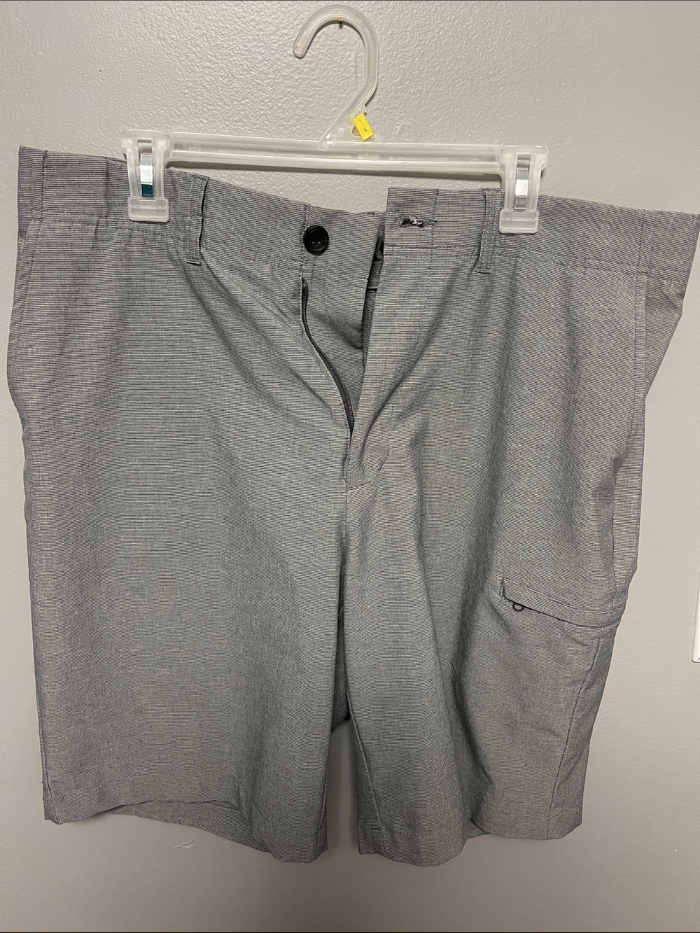 Haggar Light Gray Men's Dress Shorts